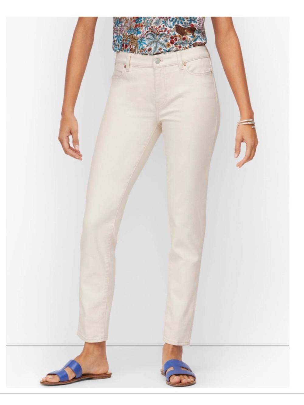 TALBOTS Slim Ankle Jeans 'Curvy Petites'